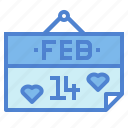 calendar, february, love, valentine