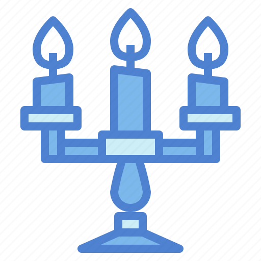 Candelabra, candles, furniture, household icon - Download on Iconfinder