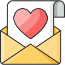 card, envelope, heart, interaction, invitation, letter, love