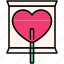 love, heart, valentine, dating, lollipop, sweet, candy 