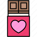 love, heart, valentine, dating, emotional, affection, bonding, chocolate bar, chocolate
