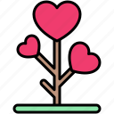 love, heart, valentine, dating, emotional, affection, bonding, tree