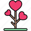 love, heart, valentine, dating, emotional, affection, bonding, tree 