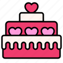 love, heart, valentine, dating, emotional, affection, bonding, cake, sweet
