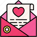 love, heart, valentine, dating, emotional, affection, bonding, letter, envelope