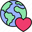 love, heart, valentine, dating, emotional, affection, bonding, earth, globe