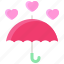 love, heart, valentine, dating, emotional, affection, bonding, umbrella 