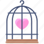 love, heart, valentine, dating, emotional, affection, bonding, cage, birth cage 
