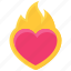 love, heart, valentine, dating, emotional, affection, bonding, fire, burn 