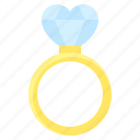 love, valentine, emotional, affection, bonding, diamond ring, ring