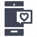heart, love, marriage, message, phone, smartphone