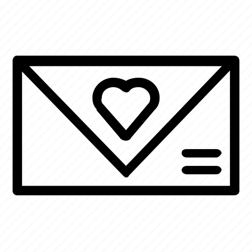 Email, message, love, valentine, mail, letter, envelope icon - Download on Iconfinder