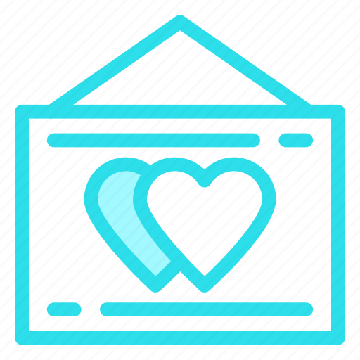 Board, hearts, love, sign icon - Download on Iconfinder