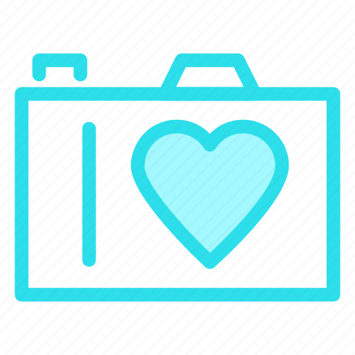 Camera, heart, love, photograph icon - Download on Iconfinder