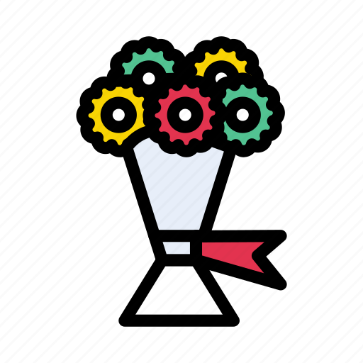 Love, gift, flower, bouquet, propose icon - Download on Iconfinder
