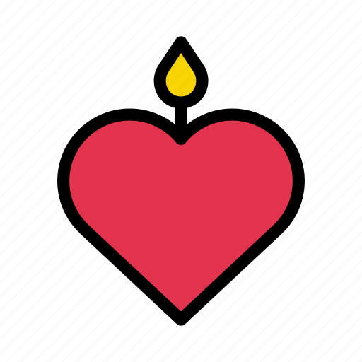 Like, love, candle, dating, heart icon - Download on Iconfinder