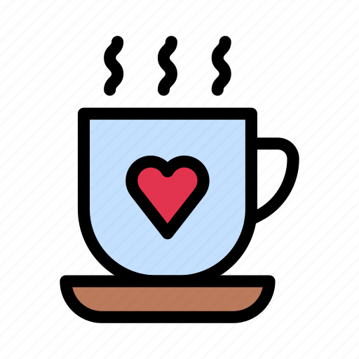 Love, coffee, dating, romance, tea icon - Download on Iconfinder