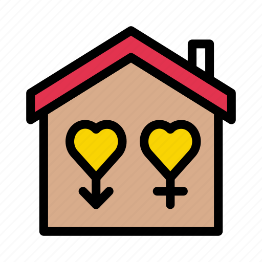 Sex, house, couple, romance, gender icon - Download on Iconfinder
