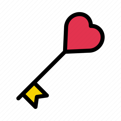 Heat, key, love, lock, romance icon - Download on Iconfinder