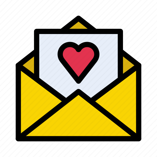 Loveletter, inbox, message, romance, email icon - Download on Iconfinder
