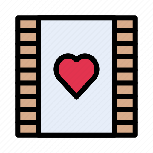 Film, romance, love, camera, reel icon - Download on Iconfinder