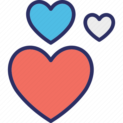Hearts, in love, love, romantic icon - Download on Iconfinder