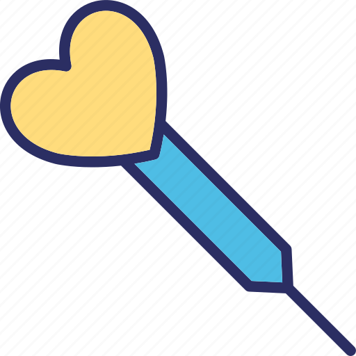Dart, heart, love, target, valentine icon - Download on Iconfinder