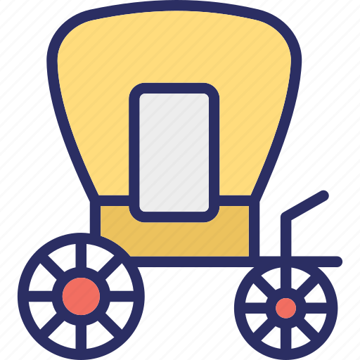 Carriage, horse carriage, traditional wedding, wedding carriage icon - Download on Iconfinder