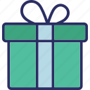 gift, gift box, present, present box