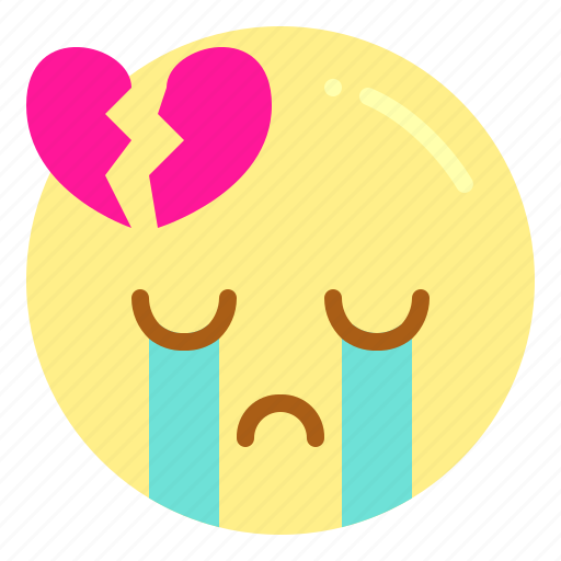 Love, emoji, heart, valentine, romantic, cry icon - Download on Iconfinder