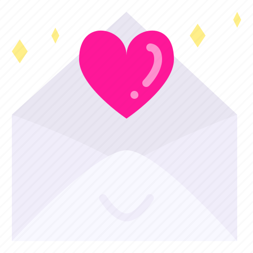 Love, letter, email, envelope, heart, romantic icon - Download on Iconfinder
