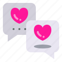 love, message, chat, email, heart