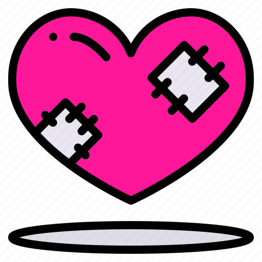 Heart, fixed, broken heart, valentine, love icon - Download on Iconfinder