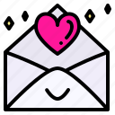 love, letter, heart, envelope, email