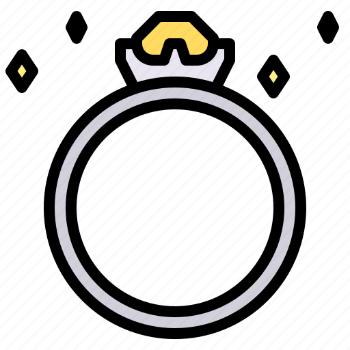 Ring, wedding, love, heart, valentine, romantic icon - Download on Iconfinder