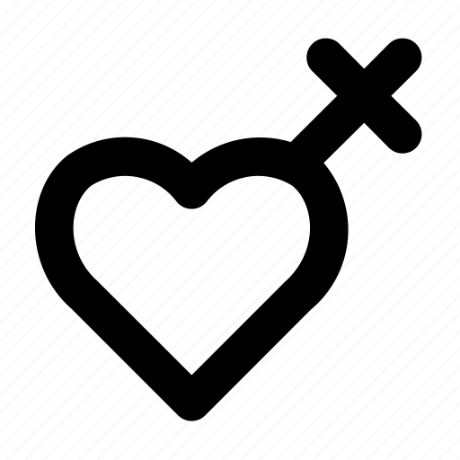 Female, heart, love, romance, valentine icon - Download on Iconfinder