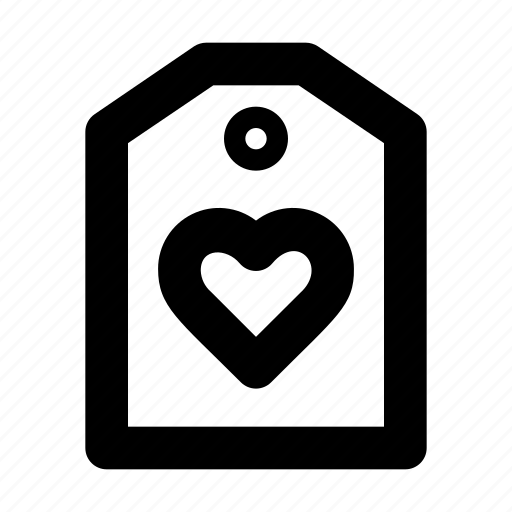 Heart, love, price, romance, tag, valentine icon - Download on Iconfinder