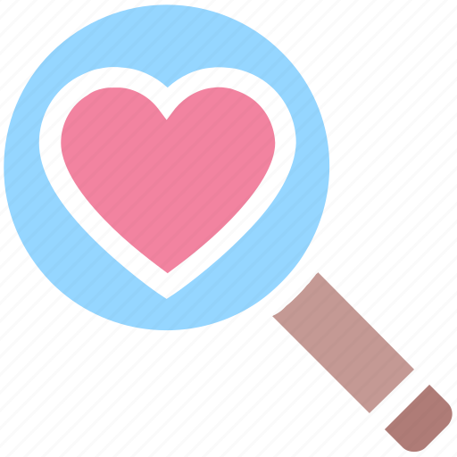 Find, heart, love, magnifier, search, searching love, valentines icon - Download on Iconfinder