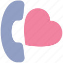 call, heart, love, message, phone, romantic, telephone