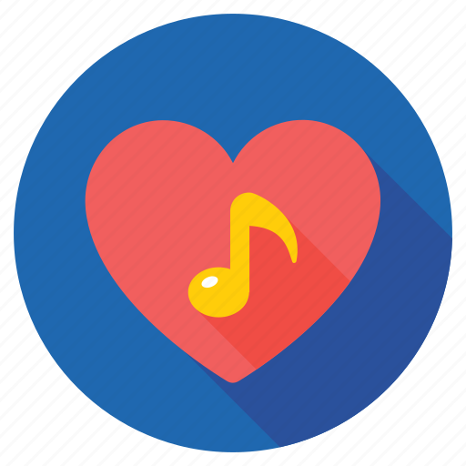 Favorite song, love songs, loving music note, romantic music, romantic song icon - Download on Iconfinder