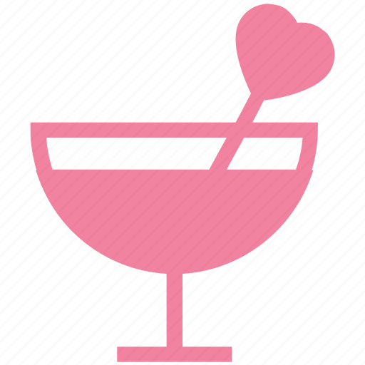Champagne, drinks, glass, heart, love, wine icon - Download on Iconfinder