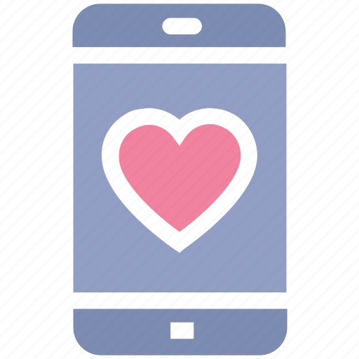 Heart, love, love sign, mobile, mobile screen, phone, smartphone icon - Download on Iconfinder