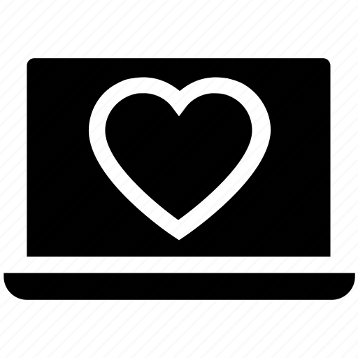 Dating, heart, laptop, love, macbook, marriage, valentine icon - Download on Iconfinder