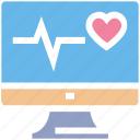 ecg lcd, ecg monitor, ekg, electrocardiogram, heartbeat, heartbeat screen, lcd