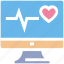 ecg lcd, ecg monitor, ekg, electrocardiogram, heartbeat, heartbeat screen, lcd 