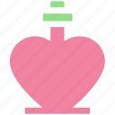 heart bottle, heart shaped, perfume, perfume bottle, perfume with heart, scent, valentine perfume