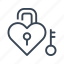 heart, key, lock, love, padlock, valentine&#x27;s day 