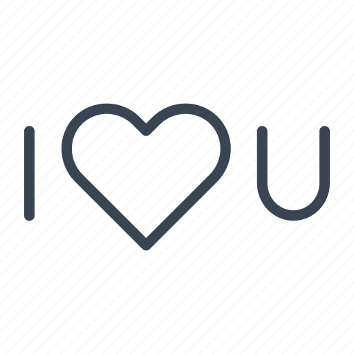 Heart, i, love, romantic, you icon - Download on Iconfinder