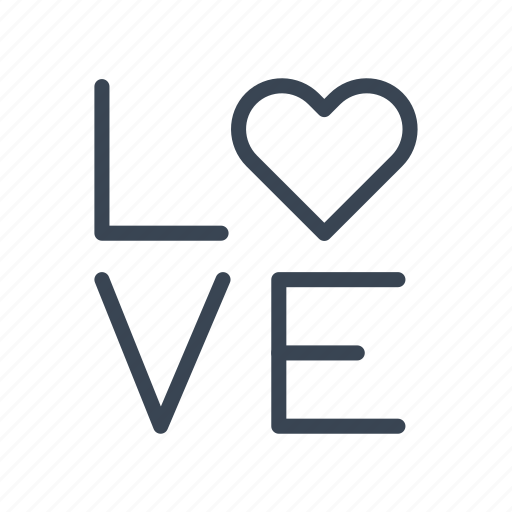 Heart, logo, love, romantic, valentine icon - Download on Iconfinder