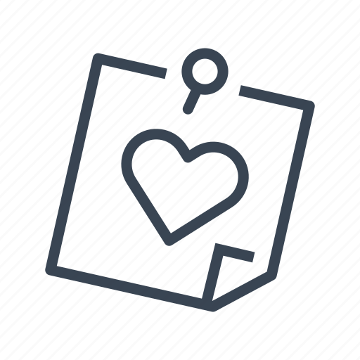 Love, note, romantic, sweet, word icon - Download on Iconfinder